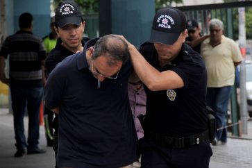 Arrests by Turkish police after failed coup
