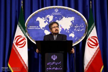 Iran’s Foreign Ministry spokesperson Bahram Ghasemi