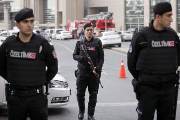 Turkish policemen