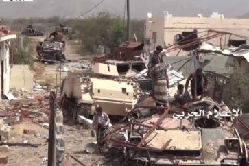 Saudi vehicles destroyed in Yemen's Jizan