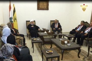 Tartus Delegation visiting Hezbollah Deputy Secretary General Sheikh Naim Qassem