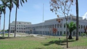 Exterior of real US embassy in Ghana
