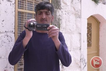 Palestinian activist Imad Abu Shamsiyya, who filmed an Israeli soldier shooting an injured Palestinian to death last year.