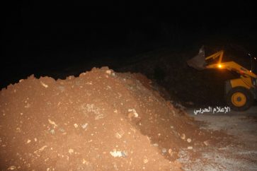 Earthen barricade returned in southern border town of Odeisseh