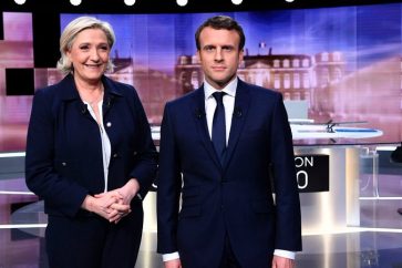 France Le Pen Macron debate