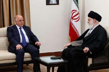 Leader of Islamic Revolution Imam Sayyed Ali Khamenei receives Iraqi Prime Minister Haidar al-Abadi