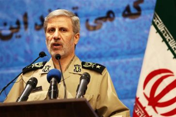 Iran's Defense Minister Brigadier General Amir Hatami