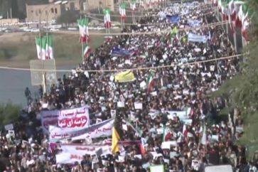 Iran rallies
