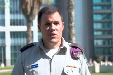 Israeli occupation military spokesman Jonathan Conricus