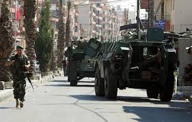 Lebanese soldier in Tripoli