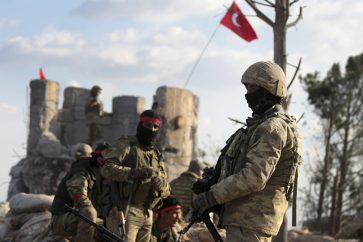 Turkish forces in Afrin