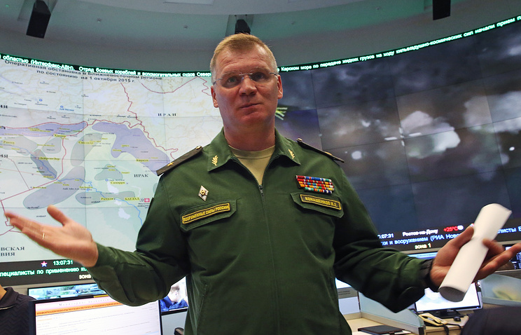 Russian Defense Ministry spokesman Maj. Gen. Igor Konashenkov