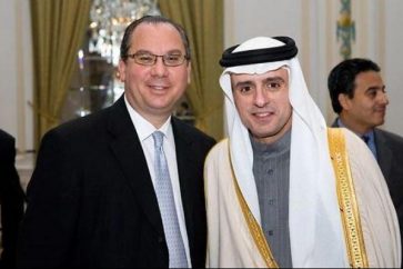 US Rabbi Marc Schneier and Saudi FM Aderl Jubeir
