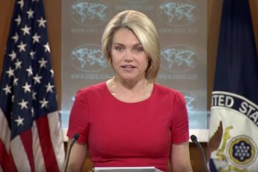 US State Department spokeswoman Heather Nauert