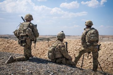 US Forces Patrol Near Manbij (archive)