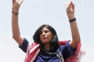 Palestinian lawmaker, Khalida Jarrar