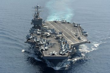 US aircraft carrier