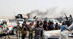 Des miliciens du STC dans le sud du Yémen