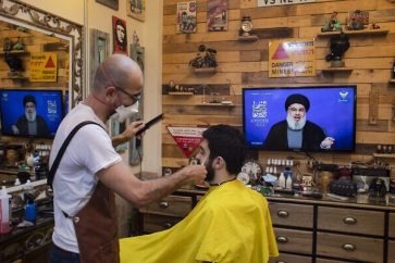 Israeli barber Sayyed Nasrallah
