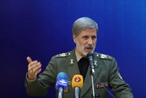 Iranian Defense Minister Brigadier General Amir Hatami