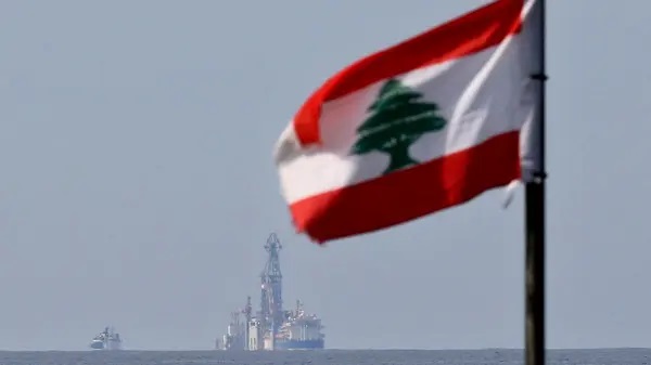 Lebanese flag coast