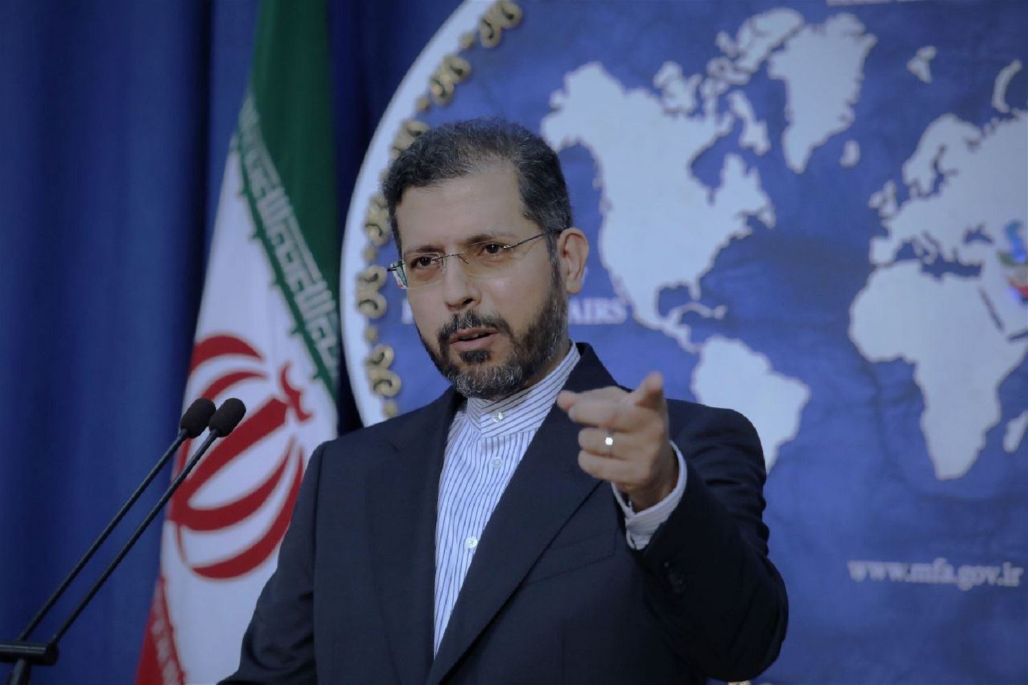 Iranian Foreign Ministry Spokesman Saeed Kahtibzadeh