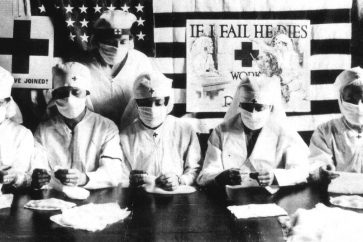 Medical staff US Spanish flu
