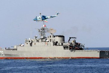 Iran Flotilla Dena Destroyer