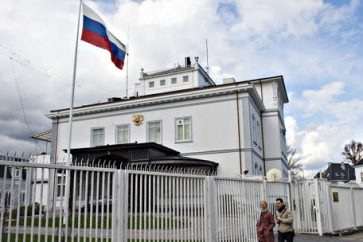 Headquarters of Russian embassy in Denmark