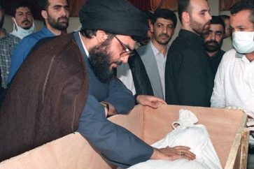 Sayyed Hasan Nasrallah body of son Hadi