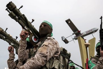 Des combattants d'alQassam