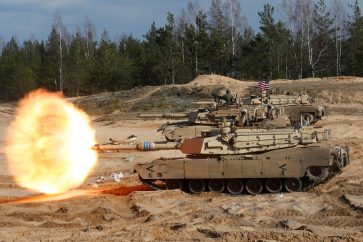 Des chars US de type Abrams (illustration)