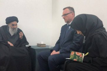 Top Shiite cleric in Iraq, Ayatollah Sayyed Ali Sistani, hosting head of the United Nations-mandated inquiry