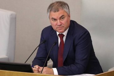 Russian State Duma Speaker Vyacheslav Volodin