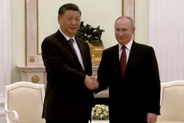 Chinese President Xi Jinping and Russian President Vladimir Putin