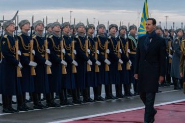 Syrian President Bashar Assad arrives in Moscow