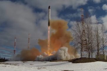 Vladimir Poutine avait promis fin février la mise en service cette année du dernier-né des missiles balistiques intercontinentaux