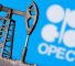 FILE PHOTO: A 3D-printed oil pump jack is seen in front of a displayed OPEC logo in this illustration picture, April 14, 2020. REUTERS/Dado Ruvic