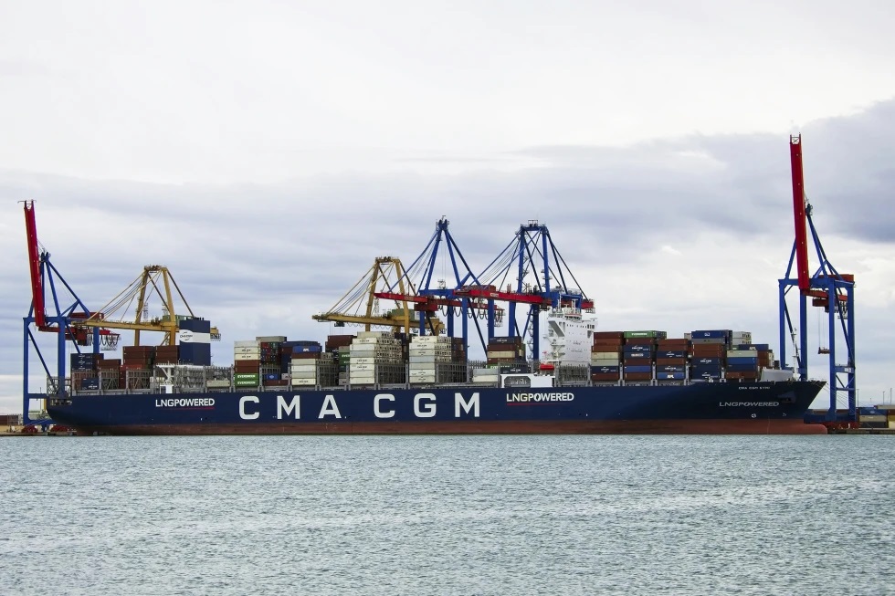 Israeli-owned ship CMA CGM Symi