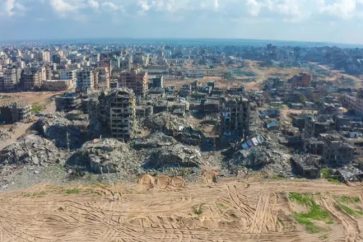 Gaza city destruction