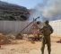 Israeli soldiers catapult Lebanon