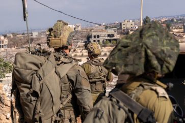 Israeli enemy forces Lebanon border