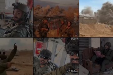 Israeli war crimes social media videos