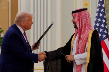 US President Donald Trump and Saudi Crown Prince and Prime Minister Mohammad Bin Salman