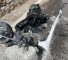 Israeli air raid on a motorcycle in Arnoun