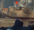 Al-Quds Brigades fighters targeting a Merkava tank in Shujaia northern Gaza